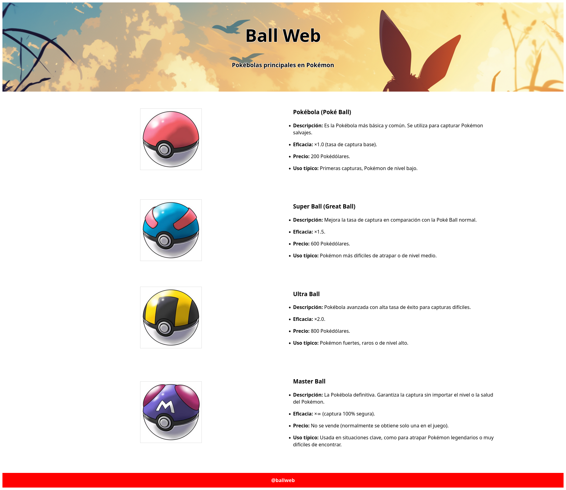 Ball Web